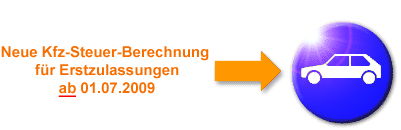 Neue Kfz-Steuer nach CO2-Emission und Hubraum berechnen!